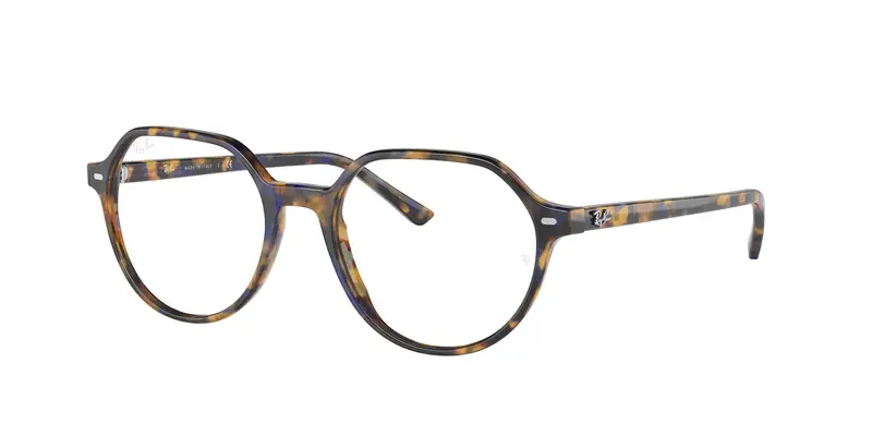 Ray - Ban Unisex RX5395 THALIA 8174 Montature da vista Acetato Tartaruga Trasparente Rotonda Normale