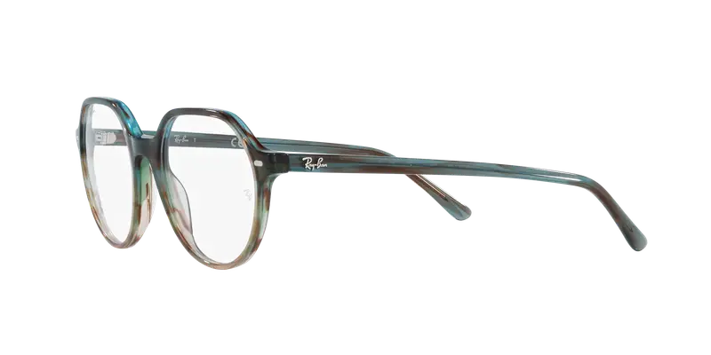 Ray - Ban Unisex RX5395 THALIA 8252 Montature da vista Acetato Multi-colore Trasparente Rotonda Normale miniatura 3