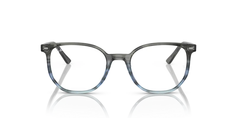 Ray - Ban Unisex RX5397 ELLIOT 8254 Montature da vista Acetato Blu Trasparente Geometrica Normale miniatura 2