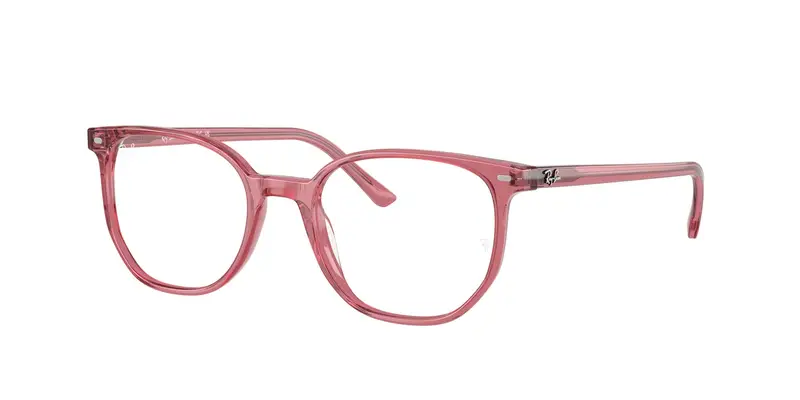 Ray - Ban Unisex RX5397 ELLIOT 8440 Montature da vista Acetato Rosa Trasparente Geometrica Normale