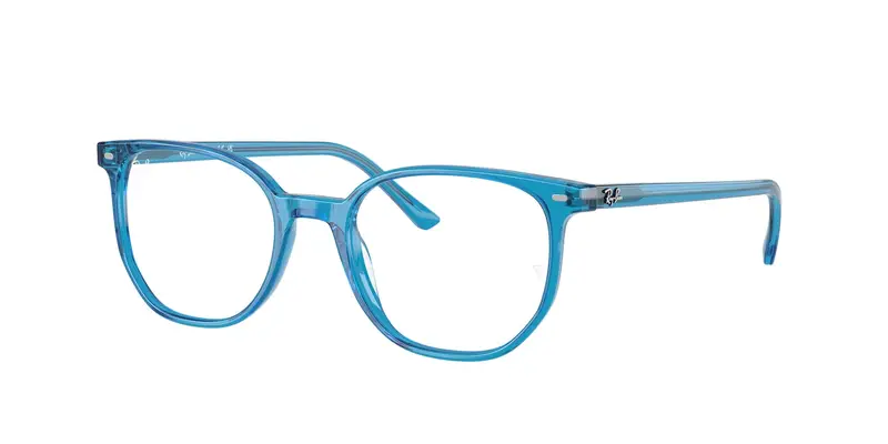 Ray - Ban Unisex RX5397 ELLIOT 8442 Montature da vista Acetato Blu Trasparente Geometrica Normale