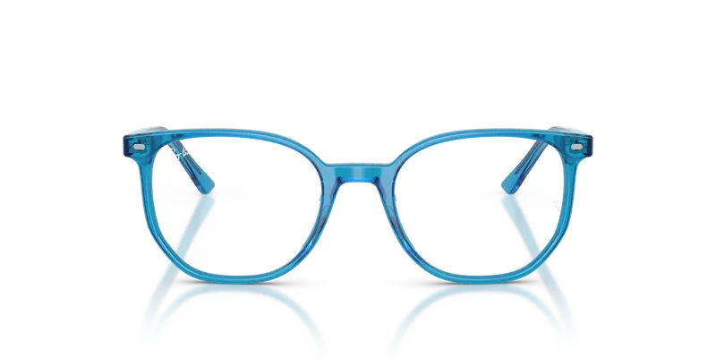 Ray - Ban Unisex RX5397 ELLIOT 8442 Montature da vista Acetato Blu Trasparente Geometrica Normale miniatura 2