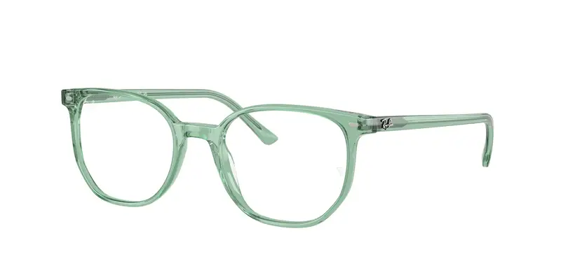 Ray - Ban Unisex RX5397 ELLIOT 8443 Montature da vista Acetato Verde Trasparente Geometrica Normale