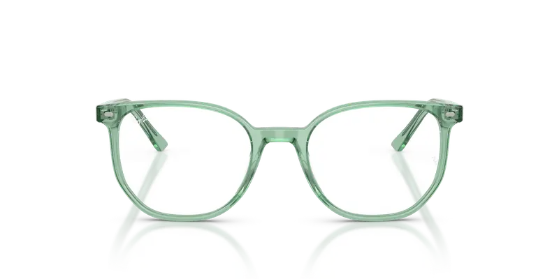 Ray - Ban Unisex RX5397 ELLIOT 8443 Montature da vista Acetato Verde Trasparente Geometrica Normale miniatura 2