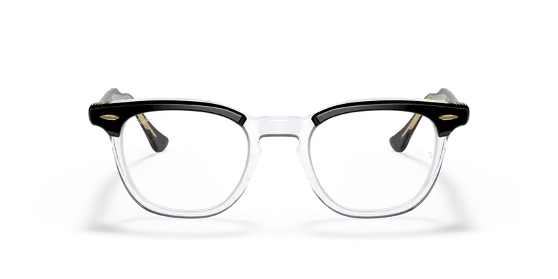 Ray - Ban Unisex RX5398 HAWKEYE 2034 Montature da vista Acetato Nero Trasparente Squadrata Normale miniatura 2