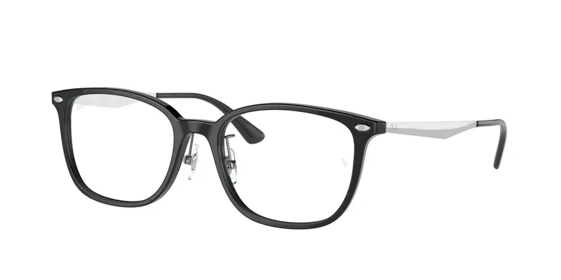 Ray - Ban Unisex RX5403D 2000 Montature da vista Acetato Nero Trasparente Pillow Normale