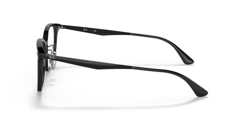 Ray - Ban Unisex RX5403D 5725 Montature da vista Acetato Nero Trasparente Pillow Normale miniatura 3