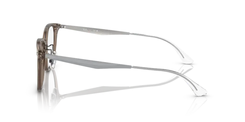 Ray - Ban Unisex RX5403D 8274 Montature da vista Acetato Trasparente Trasparente Pillow Normale miniatura 3