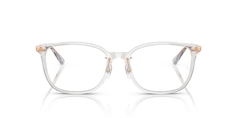 Ray - Ban Unisex RX5403D 8416 Montature da vista Acetato Grigio Trasparente Pillow Normale miniatura 2