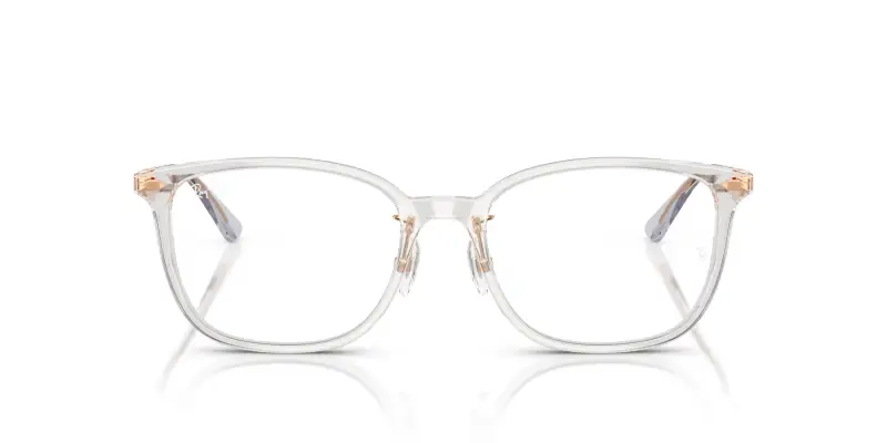 Unisex RX5403D 8416 Montature da vista Acetato Grigio Trasparente Pillow Normale miniatura 3