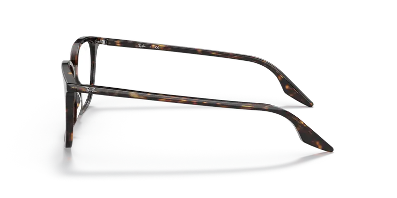 Ray - Ban Unisex RX5406 2012 Montature da vista Acetato Tartaruga Trasparente Squadrata Normale miniatura 3