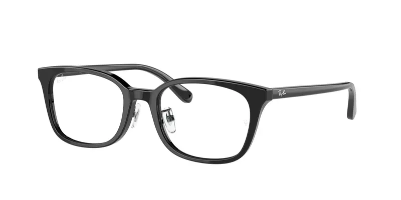 Ray - Ban Unisex RX5407D 2000 Montature da vista Acetato Nero Trasparente Squadrata Normale