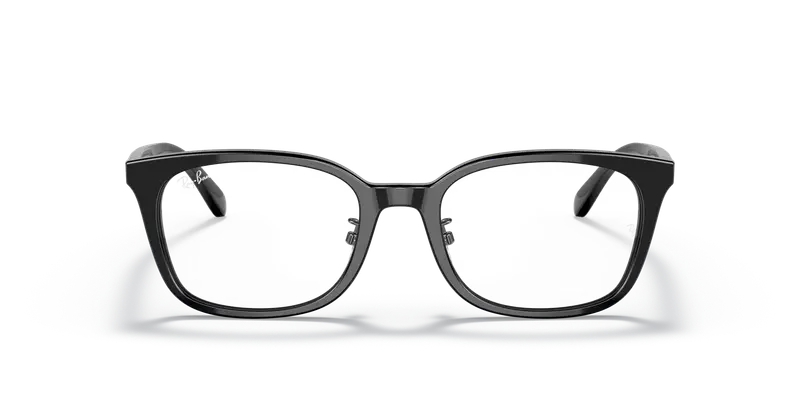 Ray - Ban Unisex RX5407D 2000 Montature da vista Acetato Nero Trasparente Squadrata Normale miniatura 2