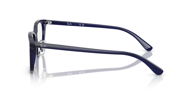 Ray - Ban Unisex RX5407D 5986 Montature da vista Acetato Blu Trasparente Squadrata Normale miniatura 3