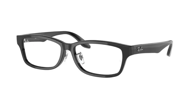 Ray - Ban Unisex RX5408D 2000 Montature da vista Acetato Nero Trasparente Squadrata Normale