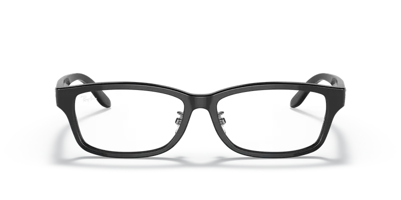 Ray - Ban Unisex RX5408D 2000 Montature da vista Acetato Nero Trasparente Squadrata Normale miniatura 2