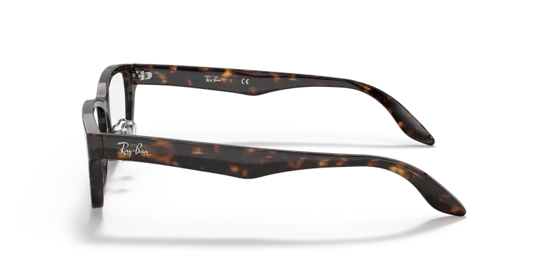 Ray - Ban Unisex RX5408D 2012 Montature da vista Acetato Tartaruga Trasparente Squadrata Normale miniatura 3