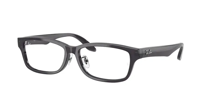 Ray - Ban Unisex RX5408D  5920 Montature da vista Acetato Grigio Trasparente Squadrata Normale
