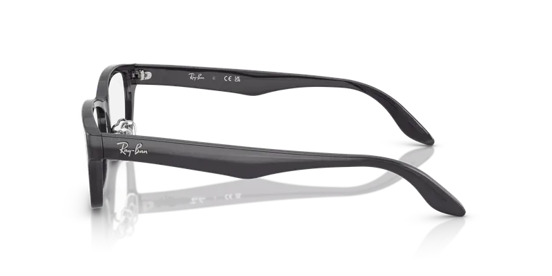 Ray - Ban Unisex RX5408D 5920 Montature da vista Acetato Grigio Trasparente Squadrata Normale miniatura 3