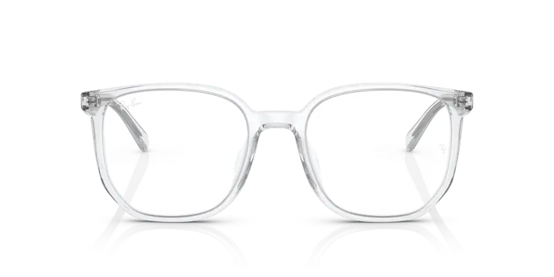 Ray - Ban Unisex RX5411D 2001 Montature da vista Acetato Trasparente Trasparente Geometrica Normale miniatura 2