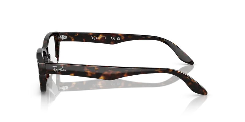 Ray - Ban Unisex RX5415D 8287 Montature da vista Acetato Tartaruga Trasparente Squadrata Normale miniatura 3