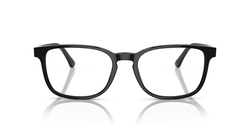 Ray - Ban Unisex RX5418 2000 Montature da vista Acetato Nero Trasparente Pillow Normale miniatura 2