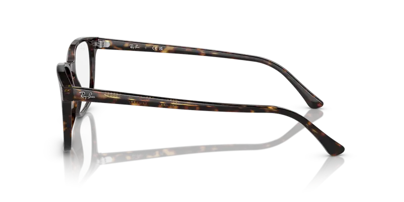 Ray - Ban Unisex RX5418 2012 Montature da vista Acetato Tartaruga Trasparente Pillow Normale miniatura 3