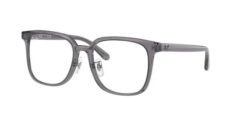 Ray - Ban Unisex RX5419D  8268 Montature da vista Acetato Grigio Trasparente Squadrata Normale