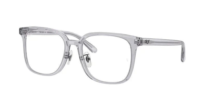 Ray - Ban Unisex RX5419D  8415 Montature da vista Acetato Grigio Trasparente Squadrata Normale