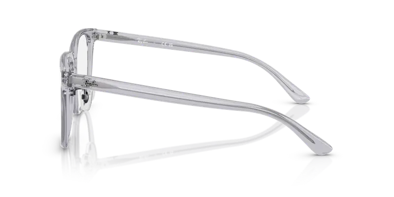 Ray - Ban Unisex RX5419D 8415 Montature da vista Acetato Grigio Trasparente Squadrata Normale miniatura 3