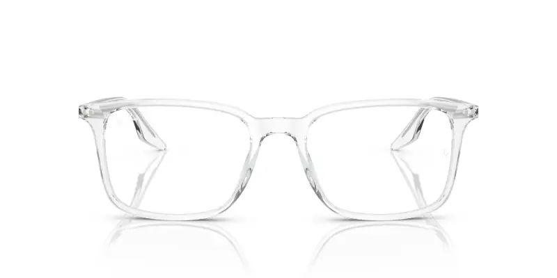 Unisex RX5421 2001 Montature da vista Acetato Trasparente Trasparente Squadrata Normale miniatura 3