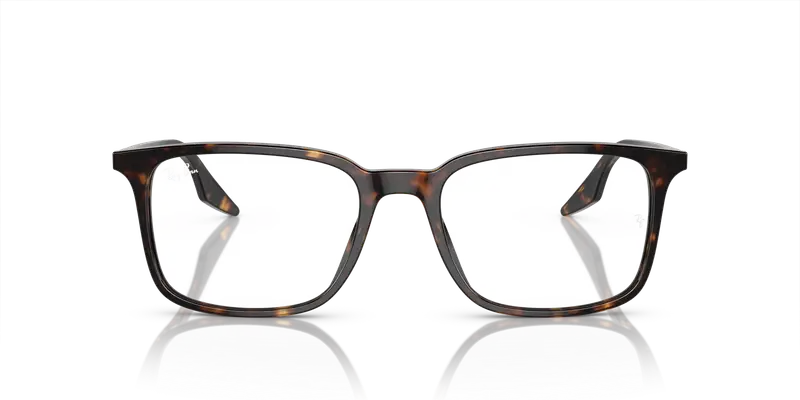 Ray - Ban Unisex RX5421 2012 Montature da vista Acetato Tartaruga Trasparente Squadrata Normale miniatura 2