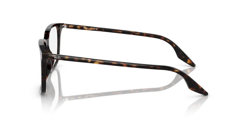 Ray - Ban Unisex RX5421 2012 Montature da vista Acetato Tartaruga Trasparente Squadrata Normale miniatura 3