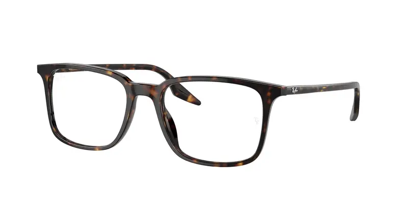 Unisex RX5421 2012 Montature da vista Acetato Tartaruga Trasparente Squadrata Normale