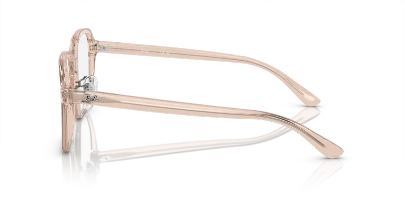 Ray - Ban Unisex RX5424D 8267 Montature da vista Acetato Marrone Trasparente Geometrica Normale miniatura 3