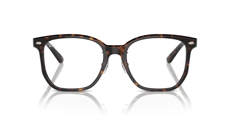 Ray - Ban Unisex RX5425D 2012 Montature da vista Acetato Tartaruga Trasparente Squadrata Normale miniatura 2