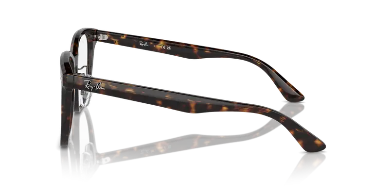 Ray - Ban Unisex RX5425D 2012 Montature da vista Acetato Tartaruga Trasparente Squadrata Normale miniatura 3