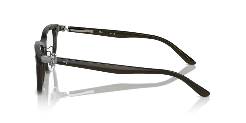 Ray - Ban Unisex RX5426D 8289 Montature da vista Acetato Verde Trasparente Pillow Normale miniatura 3