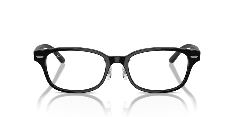 Ray - Ban Unisex RX5427D 8286 Montature da vista Acetato Nero Trasparente Pillow Normale miniatura 2