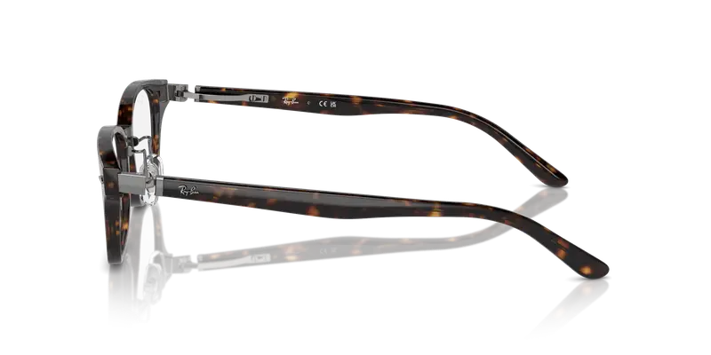 Ray - Ban Unisex RX5427D 8287 Montature da vista Acetato Tartaruga Trasparente Pillow Normale miniatura 3