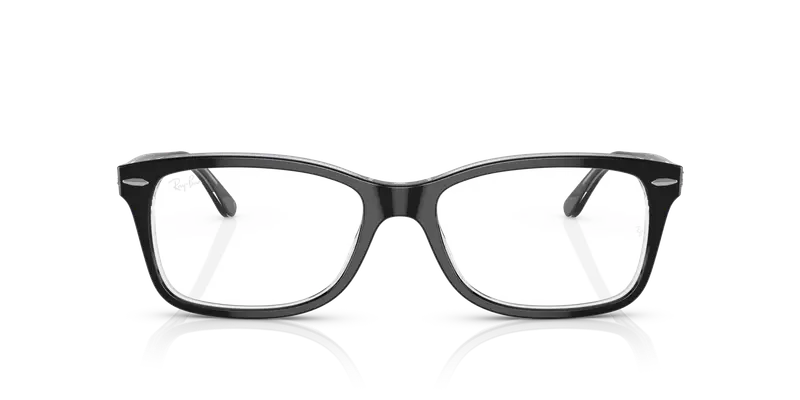 Ray - Ban Unisex RX5428 2034 Montature da vista Acetato Nero Trasparente Squadrata Normale miniatura 2