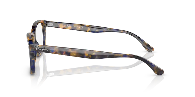 Ray - Ban Unisex RX5428 8174 Montature da vista Acetato Tartaruga Trasparente Squadrata Normale miniatura 3