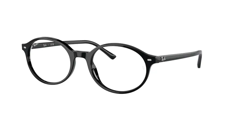 Ray - Ban Unisex RX5429 GERMAN 2000 Montature da vista Acetato Nero Trasparente Rotonda Normale
