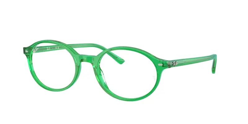 Ray - Ban Unisex RX5429 GERMAN 8441 Montature da vista Acetato Verde Trasparente Rotonda Normale