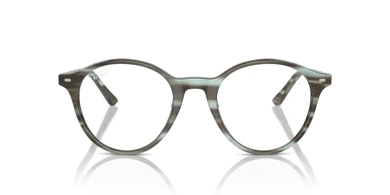 Ray - Ban Unisex RX5430 BERNARD 8356 Montature da vista Acetato Verde Trasparente Pantos Normale miniatura 2