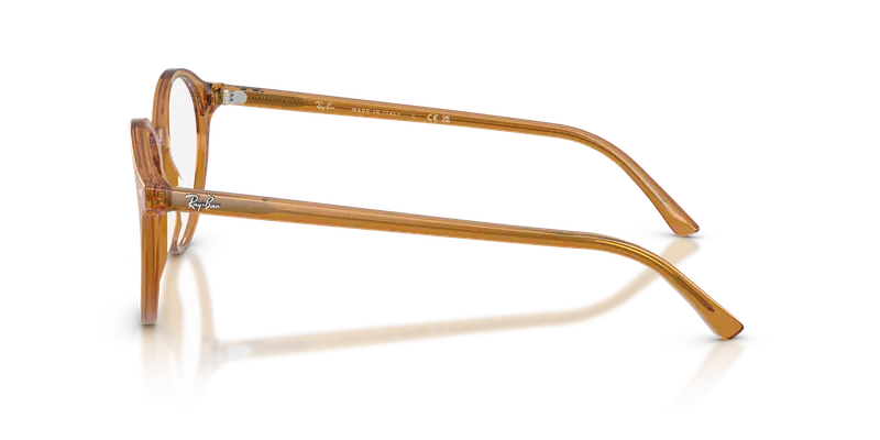 Ray - Ban Unisex RX5430 BERNARD 8439 Montature da vista Acetato Beige Trasparente Pantos Normale miniatura 3