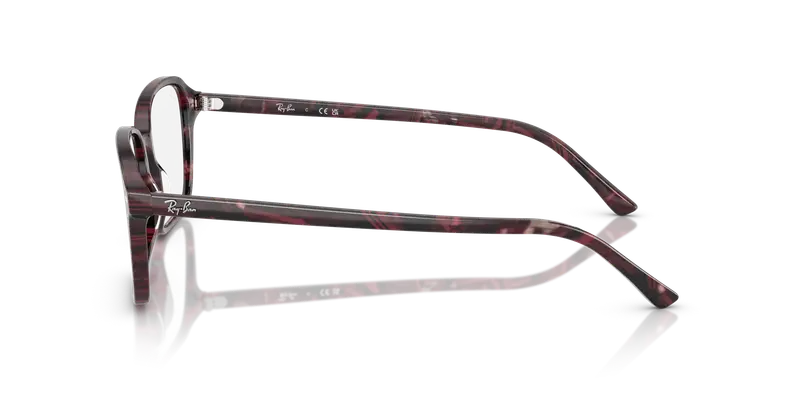 Ray - Ban Unisex RX5431 RAIMOND 8393 Montature da vista Acetato Viola Trasparente Squadrata Normale miniatura 3