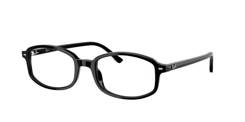 Ray - Ban Unisex RX5432 SAM 2000 Montature da vista Acetato Nero Trasparente Geometrica Normale