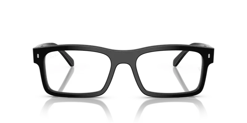 Ray - Ban Unisex RX5435 2000 Montature da vista Acetato Nero Trasparente Squadrata Normale miniatura 2