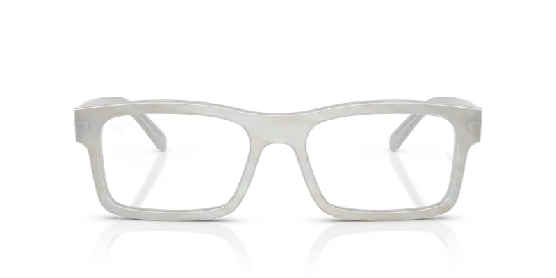 Ray - Ban Unisex RX5435 8382 Montature da vista Acetato Blu Trasparente Squadrata Normale miniatura 2